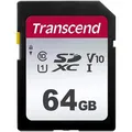 Produktbild: Transcend SD-Karte TS64GSDC300S, 64GB, bis 95 MB/s, SDXC, mit V10 und UHS-I U1