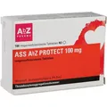 Produktbild: ASS AbZ PROTECT 100 mg magensaftresist.Tabl. 100 St. PZN 01696794