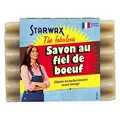 Produktbild: STARWAX THE FABULOUS – Gallseife Fleckenseife – Entfernt hartnäckige Flecken vor dem Waschen – Blut, Fett, Wein, Tinte, Gras – Natürlich & biologisch abbaubar – Seifenstück 100 g