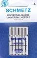 Produktbild: 5 Schmetz Nähmaschinen-Nadeln Universal 130/705H Stärke 90/14 mit Flachkolben