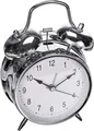 Produktbild: TFA Dostmann Analog Doppelglocken Wecker Alarmton Retro Nostalgie Metall Silber