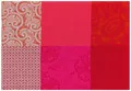Produktbild: Le Jacquard Francais Platzset Beschichtete Tischsets (2x Set) Fleurs De Kyoto Cerise 38x52 cm, (Set, 2-St), beschichtet