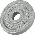 Produktbild: GORILLA SPORTS® Hantelscheiben - Set/Einzeln, 0,5/1,25/2/2,5/5/10/15/20/25/30 kg Gewichte, 30/31 mm, Gusseisen, Silber/Schwarz - Gewichtsscheiben, Bumper Plates