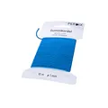 Produktbild: perdix Gummiband, elastische Kordel 1 mm, 10 m blau, Gummiband für Armbänder, Zelt, Rucksack, Garten, Hutgummi, Gummischnur