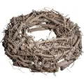 Produktbild: Rayher Bastelkranz grau/weiß aus Weiden gewischt Ø 30,0 cm, 1 St.