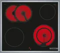 Produktbild: Bosch Serie 4 NKN64RGA2E, Schwarz, Integriert, 60 cm, Keramik, Glaskeramik, 4 Zone(n)
