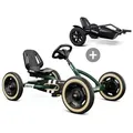 Produktbild: BERG Buddy Retro Green Pedal-Gokart mit Passenger-Trailer