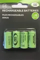 Produktbild: Wiederaufladbare Batterien 4x 2/3 AA 10mAh fr Produkte Solar