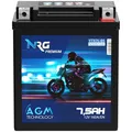 Produktbild: NRG AGM Motorradbatterie YTX7L-BS 7,5Ah 12V Batterie 50614 CTX7L-BS YTX7L-4 7Ah