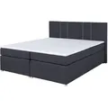 Produktbild: Boxspringbett - grau - H3 - Bonell-Federkern - 200x200 cm