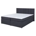 Produktbild: Boxspringbett - grau - H3 - Bonell-Federkern - 200x200 cm Doppelbett Polsterbett
