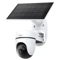 Produktbild: TP-Link Tapo TC90 KIT IP-Überwachungskamera mit Schwenk-Neige-Funktion, 2K-Auflösung (3 MP), Solarmodul, WLAN, Schutzklasse IP65, Nachtsicht, Zwe... - Weiß
