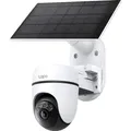 Produktbild: TAPO Solarbetriebene Überwachungskamera Weiß/Schwarz (Innen + Außen)