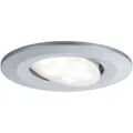Produktbild: LED Einbauleuchte Calla  schwenkbar IP65 rund 90mm 30° 5,2W 460lm 230V dimmbar 4000K Chrom matt - 99932