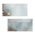 Produktbild: SIGEL Weihnachtsbriefumschläge Glamorous Christmas DIN lang ohne Fenster, 50...