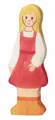 Produktbild: TOCHTER von Holztiger Landwirtin Holzfigur Holzpuppe Bauernhof Kind Mädchen Holz
