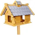 Produktbild: Vogelhaus Holz Vogelfutterhaus Vogelvilla Vogelhäuschen Futterstation - Melko