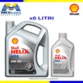 Produktbild: 6 Liter Shell Helix HX8 5W30 Ect Motoröl VW 504.00 507.00 Audi Mercedes BMW