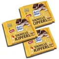Produktbild: 3 er Pack Ritter Sport Vanille Kipferl 3 x 00g Gefüllte Vollmilchschokolade mit einer Mandelcreme und Vanillegebäckstückchen