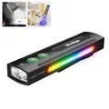Produktbild: Wurkkos HD01 Pro Taschenlampe, LED Taschenlampe mit weißem Licht, 365nm UV, grünem Licht, RGB, 1200 Lumen taschenlampe led aufladbar, für den Außenbereich, Notfälle