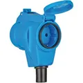 Produktbild: Brennenstuhl Schutzkontakt-Kupplung 1080980, IP44, aus PVC, mit CEE 230V / 16A Kupplung, blau