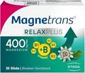 Produktbild: MAGNETRANS Relax+ 400 mg Granulat Sticks Blaubeere 20