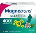 Produktbild: MAGNETRANS Relax+ 400 mg Granulat Sticks Blaubeere 20 St
