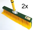 Produktbild: 2x Fritze® Broom Outdoor - Special Broom 45cm High Quality - Rakebroom Clawbroom