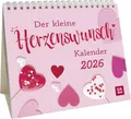 Produktbild: Mini-Kalender 2026: Der kleine Herzenswunschkalender: Mini-Monatskalender. Kleiner Tischkalender zum Aufstellen mit Monatskalendarium