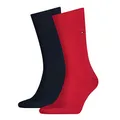 Produktbild: Tommy Hilfiger Socken Herren TH MEN SOCK CLASSIC 2P (2er Set), rot red, 39-42 EU