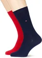 Produktbild: TOMMY HILFIGER Herrensocken Doppelpack rot/dunkelblau Größe 39-42