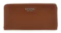 Produktbild: GUESS Laurel SLG Zip Around Wallet L Geldbörse Cognac braun Neu