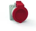 Produktbild: Bals Anbausteckdose INNOLINQ, 16A, 5-Polig, 400V, 6h, IP54, gerade, rot (1320011)