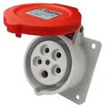 Produktbild: Bals CEE Anbausteckdose gerade 16A 5-polig 400V 6h Einbausteckdose Anbaudose 1320011, Steckdose mit Anschlusstechnik QUICK-CONNECT IP54 für Gewerbe, Baustelle