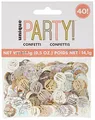 Produktbild: Konfetti zum 40. Geburtstag - 14 g - Glitzer-Roségold-Geburtstag
