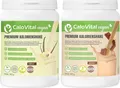 Produktbild: Trinknahrung Vegan Kalorien Shake zum Zunehmen | Astronautennahrung Vegan mit Kohlenhydraten Protein & Vitaminen | SPARSET Vanille + Schoko CaloVital