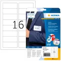 Produktbild: HERMA 4515 Namens-/Textiletiketten 88,9x33,8mm weiß 320 Etiketten wieder ablösba