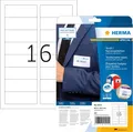 Produktbild: HERMA 4515 Namensetiketten ablösbar, 20 Blatt, 88,9 x 33,8 mm, 16 pro A4 Bogen,