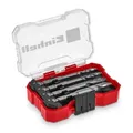 Produktbild: Einhell - Original Xs-case 4-tlg. Hm-fliesenbohrer-set (aus Werkzeugstahl, Spezialgeschliffene Hartmetallplatte, Zentrierspitze, E 6.3 Schaft Inkl. Aufbewahrungsbox)