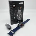 Produktbild: ICE-WATCH – ICE Smart Black Navy – Unisex Black Connected Watch mit Silikonarmba