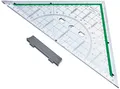 Produktbild: GeoDreieck 22cm transp. FABER CASTELL 177090 m.Griff