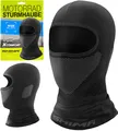 Produktbild: SHIMA X-Comfort Sturmhaube Motorrad Damen Herren Balaclava Sommer Winter Haube Unter Helm Atmungsaktiv Maske Schnelle Trocknung Outdoorsports Unterhelm (Unisex, Schwarz, M-L)