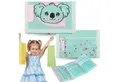 Produktbild: Sarcia.eu Geldbörse Koala Türkis kleines Kinderportemonnaie mit Klettverschluss, 9x14x2 cm