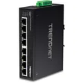 Produktbild: TRENDnet TI-E80 Industrieller nicht verwalteter 8-Port-Fast-Ethernet-DIN-Rail-Sw
