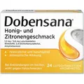 Produktbild: Dobensana Honig und Zitrone Lutschtabletten 1,2mg/0,6mg – 1 x 24 Tabletten