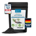 Produktbild: AGUALEVE® Premium Aktivkohle Granulat 200g aus Kokosnussschalen - Die Nr. 1 - Pflanzen, Katzenklo, Aquarium, & Co. - 100% natürlich, frei von chemischen Zusätzen und Bitumen - Körnung: 0,5-2,5mm