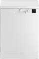 Produktbild: Beko Geschirrspüler DFN04321W | Freistehend & unterbaufähig | 60 cm | 13 Maßgedecke | 4 Programme | WaterSafe | Weiß, E (Spektrum A bis G)