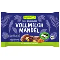 Produktbild: Rapunzel Vollmilch Schokolade mit ganzen Mandeln HIH (100g)