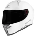 Produktbild: Bogotto Motorradhelm FF110 Helm, reflektierende, Pinlock, Schnellwechselvisier, Ratschenverschluss weiß XS