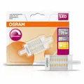Produktbild: Osram GmbH Osram LED Leuchtmittel Star Line 78mm 8W = 75W R7s klar FS warmweiÃŸ 2700K DIMMBAR